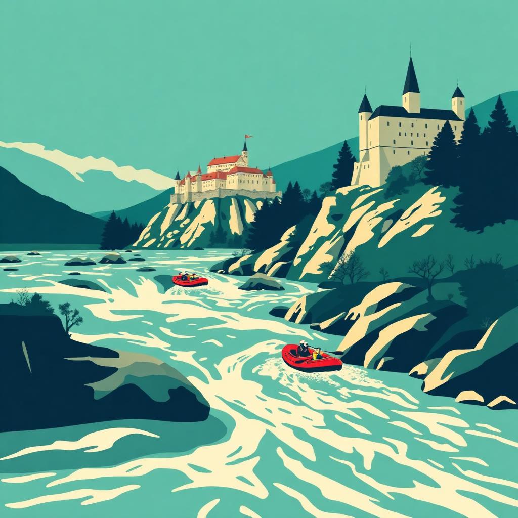 Rafting sul fiume Isarco in Valle Isarco